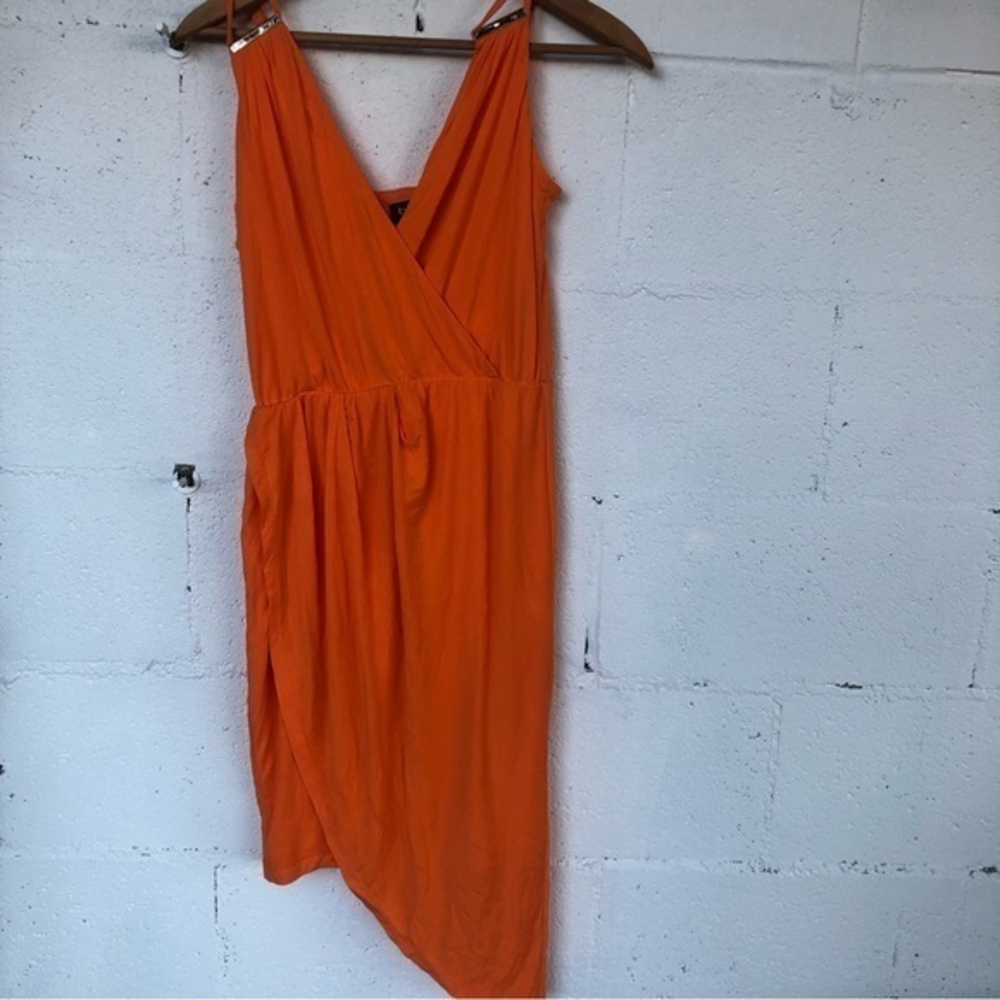 Bebe‎ Flounce Asymmetrical Dress S. Licra cotton . Sexy . Summer beach